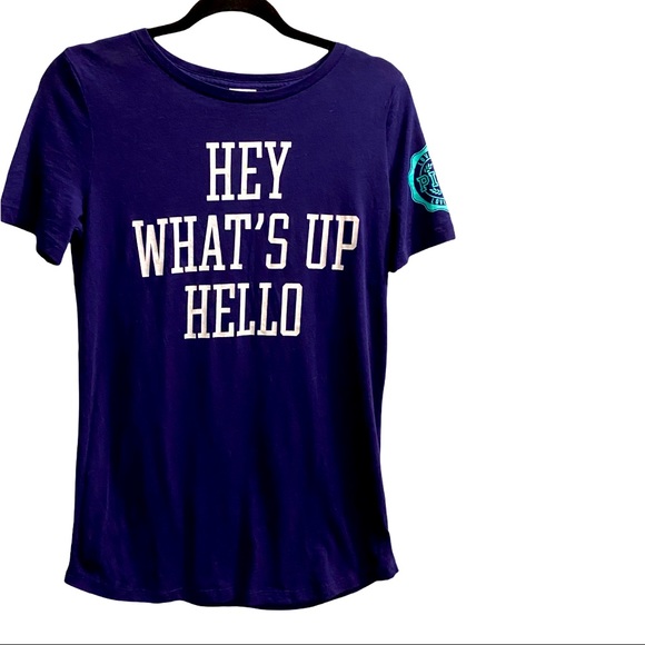 PINK Victoria's Secret Tops - Victoria’s Secret Pink Navy Tee Sz SP